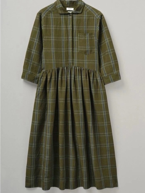 Toast Dresses & Skirts - Lovely Toast UK plaid green dress sz M / UK10